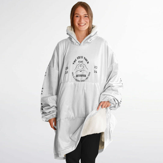 Adult Personalized Tour Hooded Blanket – Celebrate Your Concert Memories